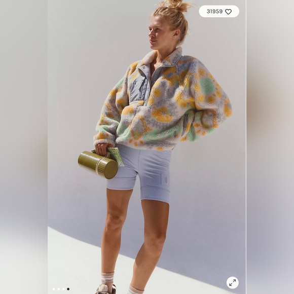 🌟 NWT 🌟 Free People Hit The Slopes Fleece Pullover - Picture 4 of 4